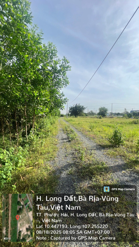 Đất nền xã Phước Hải - Đối diện hồ Bút Thiền 149m2 sẵn 80m2 thổ cư nở hậu